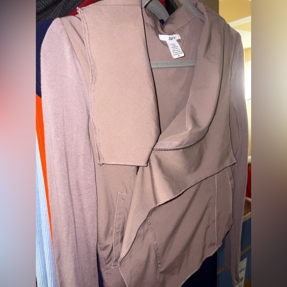 Bar III Rustic Lavender Asymmetrical Jacket